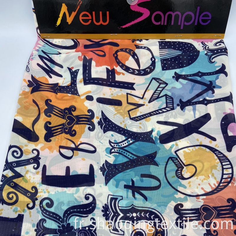 Vibrant Printing Chiffon Cloth Jpg